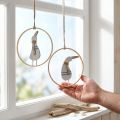 Cabide para pendurar decoração de janelas decoração marítima pato Ø15cm 4 peças | Floristik24.pt