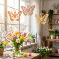 Cabide decorativo borboletas laranja/rosa/amarelo 12cm 12 peças | Floristik24.pt