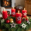 Estrelas decorativas para artesanato espuma de borracha amarela e marrom 4 cm 36 unidades | Floristik24.pt