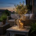 Luzes de fada LED com temporizador de luzes de fada fora de 180 cm | Floristik24.pt