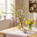 Decoração de coelhinho da Páscoa decoração suspensa madeira decoração de Páscoa pastel 10cm 10pcs | Floristik24.pt