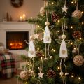 Pingente de anjo decoração de Natal para pendurar Alt.22cm 3 unidades | Floristik24.pt