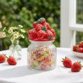 Pote de doces com tampa pote de biscoitos de morango Ø11cm Alt.18cm | Floristik24.pt