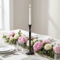 Castiçal Castiçal de Metal Preto Ø12cm A46cm | Floristik24.pt