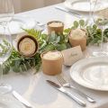 Cabeças de rosas preservadas, decoração de mesa durável para um ambiente romântico, decoração de casamento, 5 cm, 6 peças. | Floristik24.pt