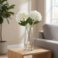 Flor artificial de hortênsia para decoração de interiores elegante e moderna, 80 cm, 2 peças. | Floristik24.pt