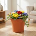 Pote “Irys” plástico terracota Ø38cm Alt.31cm 1ud | Floristik24.pt