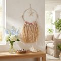 Decoração de parede marítima com estrela do mar real Ø26,5cm Alt.65cm | Floristik24.pt