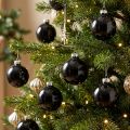 Bolas de Natal pretas bolas de vidro Ø4cm 24 un | Floristik24.pt