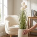 Flores artificiais decorativas bola flor allium cebola ornamental artificial 78cm | Floristik24.pt