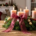 Fita de tecido de organza fita de organza Bordeaux 25mm 50m | Floristik24.pt