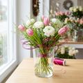 Arame com efeito de caldo Ø0,30mm 100g/140m Rosa – Arame para artesanato, arame decorativo para flores e janelas | Floristik24.pt