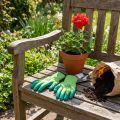 Luvas de jardinagem de nylon Kixx tamanho 10 verde | Floristik24.pt