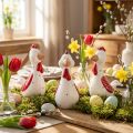Galinhas decorativas figuras de decoração de Páscoa decoração de cerâmica 15cm 3 unidades | Floristik24.pt