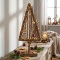 Decoração de árvore de Natal em madeira decoração em madeira ramos videiras 27,5x10x60cm | Floristik24.pt