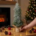 Mini árvore de Natal com neve artificial em saco Alt. 41cm | Floristik24.pt