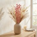 Flores secas de cardo-morango, rosa antigo, 50cm, 100g, flores artificiais decorativas. | Floristik24.pt