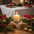 Castiçal, decoração de mesa de Natal, castiçal estrela H7cm Ø20cm/6.5cm | Floristik24.pt