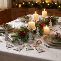 Árvore de Natal brilhante para espalhar 4 cm 48 unidades | Floristik24.pt