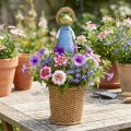 Frog deco cachepot poliresina decoração de mesa verão H31.5cm | Floristik24.pt