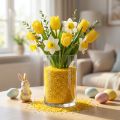 Pedras decorativas granuladas amarelas decorativas 2mm - 3mm 2kg | Floristik24.pt