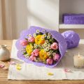 Punhos Rondella Ø38cm roxo 50pcs | Floristik24.pt
