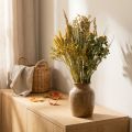 Kit de flores secas amarelas para arranjos florais e coroas decorativas (60 cm) – Produto natural | Floristik24.pt