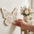 Decoração de parede de metal borboleta decoração estilo country W29.5cm | Floristik24.pt
