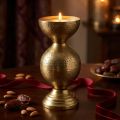 Castiçal oriental castiçal tealight metal 25cm | Floristik24.pt