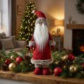 Decoração Papai Noel em pé Decoração figura Papai Noel Vermelho H41cm | Floristik24.pt