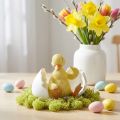 Pintinho chocado, figura de pato, patinho no ovo A10cm L12,5cm | Floristik24.pt