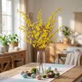 Forsítia Artificial Ramos Decorativos para Páscoa Amarelo 138cm | Floristik24.pt