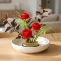 Ouriço-cacheiro redondo de latão para arranjos florais e ikebana. | Floristik24.pt