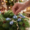 Mini bolas de Natal vidro azul fosco/brilhante Ø2cm 44 un | Floristik24.pt