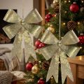 Loops feitos de metal, pingente de Natal, decoração do Advento dourada, aparência antiga Alt.18 cm L12.5 cm 2 unidades | Floristik24.pt