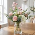 Grande Masterwort Artificial Astrania Silk Flower Branco Rosa L61cm | Floristik24.pt