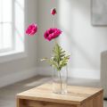 Papoilas artificiais flores decorativas de seda rosa 70cm | Floristik24.pt