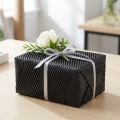 Papel favo de mel papel de embrulho preto L50,5cm C2500cm | Floristik24.pt