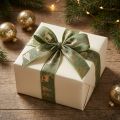Fita para presente verde ouro fita de Natal veado 25mm 15m | Floristik24.pt