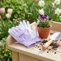 Kixx luvas de jardim tamanho 7 branco, lilás | Floristik24.pt