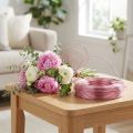 Arame de alumínio Ø2mm 500g 60m na cor rosa - Flexível e versátil para arranjos florais, projetos "faça você mesmo" e decoração. | Floristik24.pt