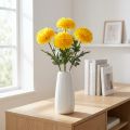 Dália Flores Decorativas Artificiais Flor Amarela C64cm 3 un | Floristik24.pt