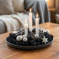 Musgo preto decorativo, musgo islandês preservado para artesanato, 400g | Floristik24.pt