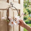 Anel decorativo magnólia artificial decoração primavera para pendurar Ø24cm | Floristik24.pt