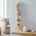 Cabide decorativo com conchas, guirlanda marítima, búzios e caracóis 85cm | Floristik24.pt