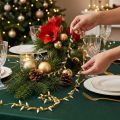 Fita decorativa Luzes de fada de Natal ouro prata L12mm C5m | Floristik24.pt