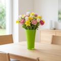 Vaso “Fizzy” Ø14,6cm Alt.21cm verde maçã 1ud | Floristik24.pt