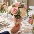 Fita de renda fita de casamento fita renda rosa velho 20mm 20m | Floristik24.pt