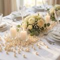 Pérolas decorativas cor champanhe Ø8mm 250 peças | Floristik24.pt