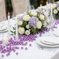 Contas decorativas Ø8mm Violeta 250 peças | Floristik24.pt